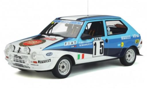 Modelauto Fiat Ritmo Abarth Gr.2 No.15 Rally WM Rally Monte Carlo 1980 A.Bettega/M.Mannucci 1/18 Ottomobile
