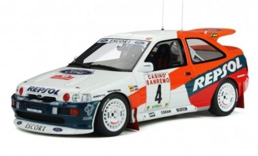 Modelauto Ford Escort Cosworth RS Gr.A No.4 Repsol Rally WM Rally San Remo 1996 C.Sainz/L.Moya 1/18 Ottomobile