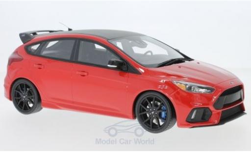 Modelauto Ford Focus RS MK III rood/zwart 2018 1/18 Ottomobile