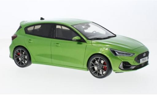 Modelauto Ford Focus ST MK IV Phase 2 metallic groen 2022 1/18 Ottomobile