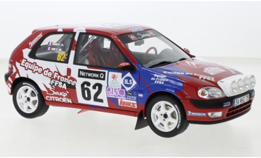 Modelauto Citroen Saxo VTS No.62 Rally WM RAC Rally 2000 1/18 Ottomobile