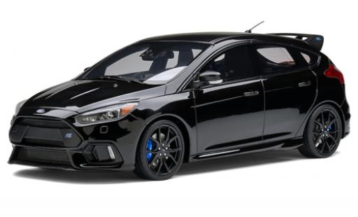 Modelauto Ford Focus RS MK III metallic zwart 2017 1/18 Ottomobile