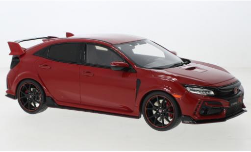 Modelauto Honda Civic Type R (FK8) GT Euro Spec metallic rood 2020 1/18 Ottomobile