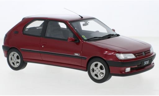 Modelauto Peugeot 306 S16 Le Mans rood 1994 1/18 Ottomobile