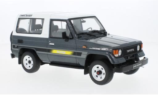 Modelauto Toyota Land Cruiser 70 73 metallic grijs 1987 1/18 Ottomobile