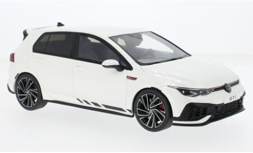 Modelauto Volkswagen Golf GTI VIII Clubsport metallic wit 2021 1/18 Ottomobile
