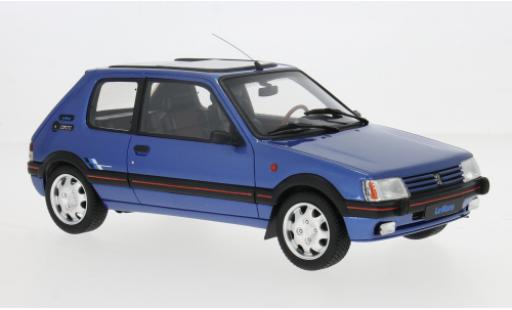 Modelauto Peugeot 205 GTI 1.9 blauw 1991 1/18 Ottomobile