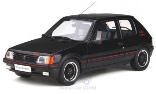 Modelauto Peugeot 205 GTI Gutmann zwart 1988 1/18 Ottomobile