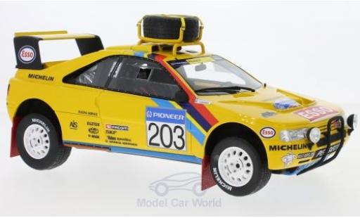 Modelauto Peugeot 405 Turbo 16 T16 Grand Raid No.203 Camel Rally Paris Dakar 1990 A.Vatanen/B.Berglund 1/18 Ottomobile