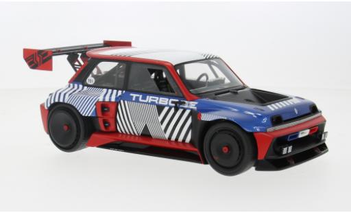Modelauto Renault 5 Turbo 3E E-Tech blauw/Dekor 2023 1/18 Ottomobile
