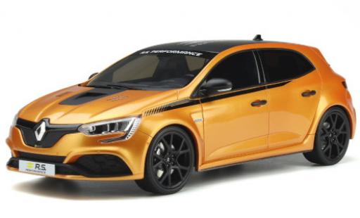 Modelauto Renault Megane RS IV R.S. Performance Kit metallic oranje/Dekor 2020 1/18 Ottomobile