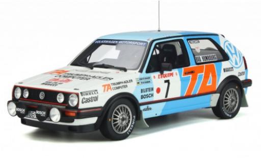Modelauto Volkswagen Golf GTI II 16V Gr.A No.7 Motorsport TA Triumph-Adler Computer Rally WM Rally Monte 1987 K.Eriksson/P.Diekmann 1/18 Ottomobile