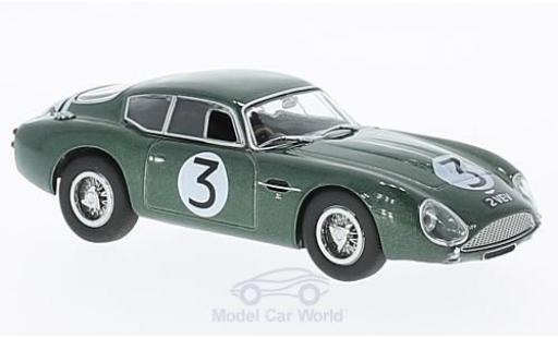 Modelauto Aston Martin DB4 gt zagato VEV RHD No.3 Goodwood 1961 J.Clark 1/43 Oxford