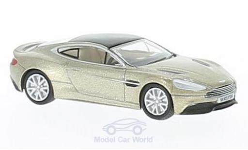 Modelauto Aston Martin Vanquish coupe bronze RHD 1/76 Oxford