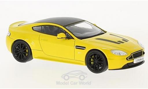Modelauto Aston Martin Vantage s metallic geel/zwart RHD 1/43 Oxford