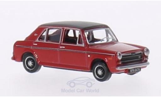 Modelauto Austin 1300 berline rood/mat-zwart RHD 1/76 Oxford
