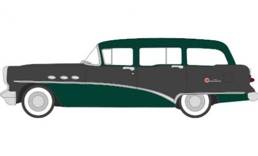 Modelauto Buick Century Station Wagon groen/grijs 1954 1/87 Oxford