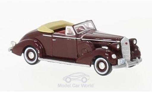 Modelauto Buick Special Convertible Cabriolet Coupe rood 1936 1/87 Oxford