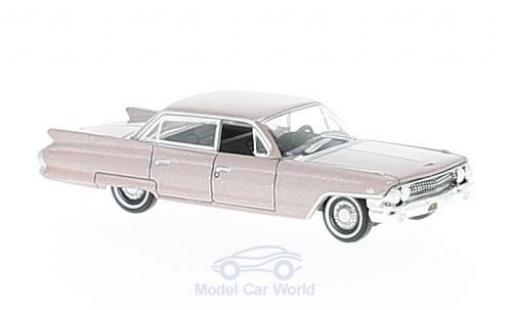 Modelauto Cadillac Deville Sedan metallic roze 1961 1/87 Oxford