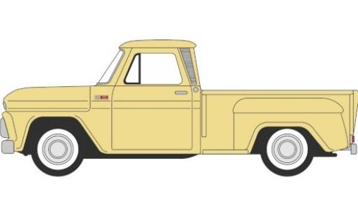 Modelauto Chevrolet C-10 Pickup Stepside Pick Up geel 1965 1/87 Oxford