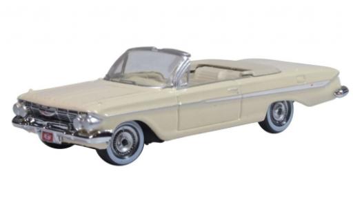 Modelauto Chevrolet Impala Convertible Cabriolet beige 1961 1/87 Oxford