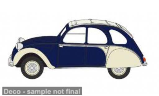 Modelauto Citroen 2CV Dolly blauw/beige 1/76 Oxford