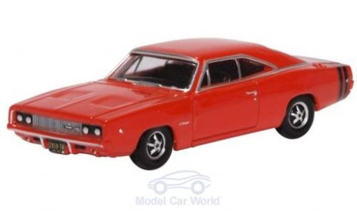 Modelauto Dodge Charger Coupe rood 1968 1/87 Oxford