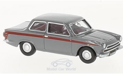Modelauto Ford Cortina MK1 MKI grijs/rood 1/76 Oxford