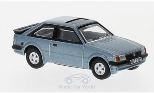 Modelauto Ford Escort XR3i MK III metallic blauw 1/76 Oxford