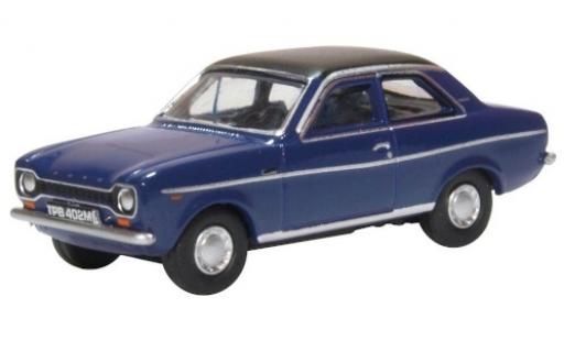 Modelauto Ford Escort MK1 lila/mat-zwart RHD 1/76 Oxford