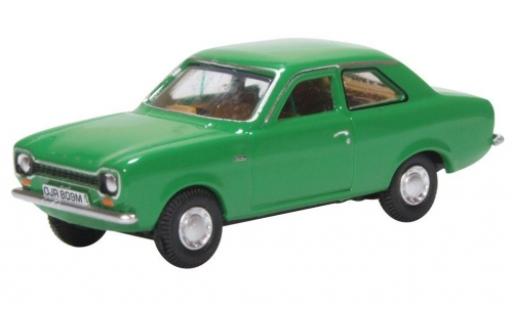 Modelauto Ford Escort MK1 MKI groen 1/76 Oxford