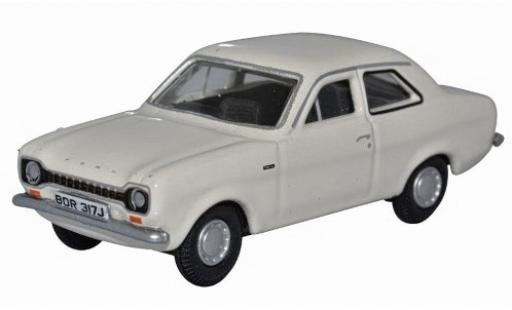 Modelauto Ford Escort MK1 MkI wit RHD 1/76 Oxford