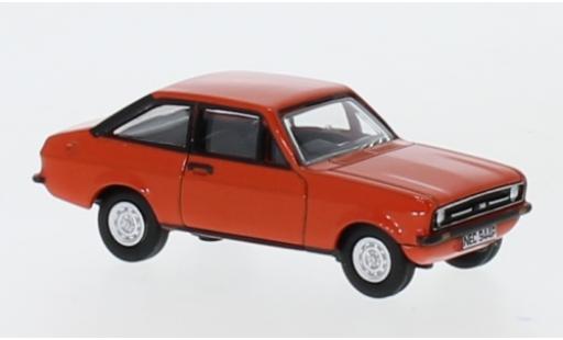 Modelauto Ford Escort Berlina MKII rood RHD 1/76 Oxford