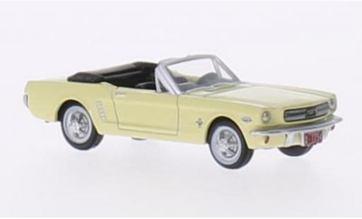 Modelauto Ford Mustang Convertible Cabriolet geel 1965 1/87 Oxford