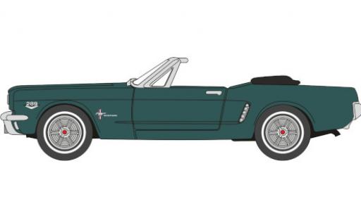 Modelauto Ford Mustang Convertible Cabriolet groen 1965 1/87 Oxford