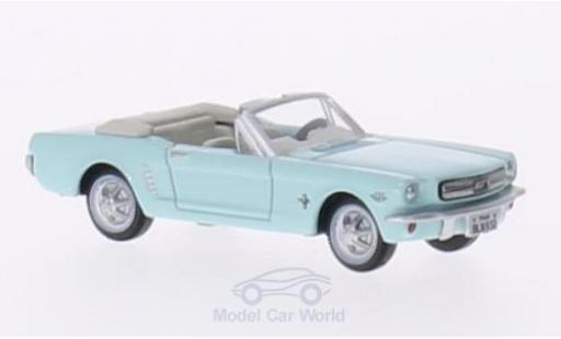 Modelauto Ford Mustang Convertible Cabriolet turquoise 1956 1/87 Oxford