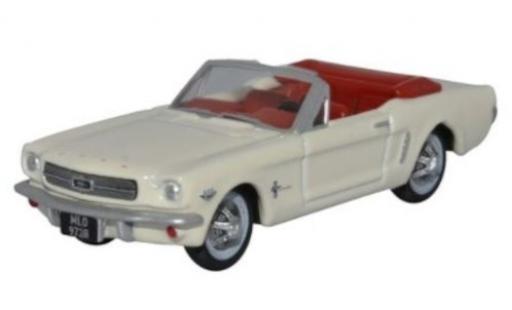 Modelauto Ford Mustang Convertible Cabriolet wit 1965 1/87 Oxford