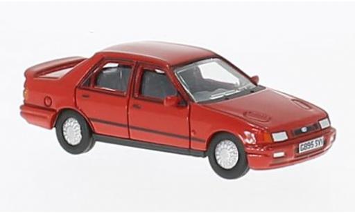 Modelauto Ford Sierra Sapphire rood 1/76 Oxford