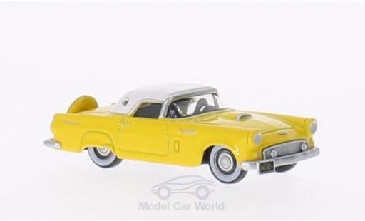Modelauto Ford Thunderbird Two-Seater geel/wit 1956 1/87 Oxford