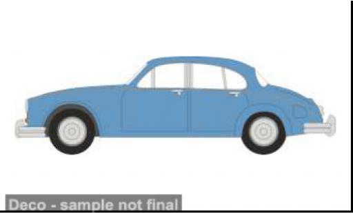 Modelauto Jaguar Mk2 Base 2 blauw 1/76 Oxford