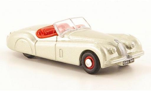 Modelauto Jaguar XK 120 metallic beige 1/76 Oxford