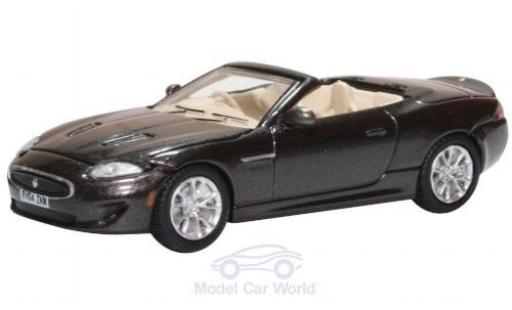 Modelauto Jaguar XK Base metallic grijs RHD 1/76 Oxford