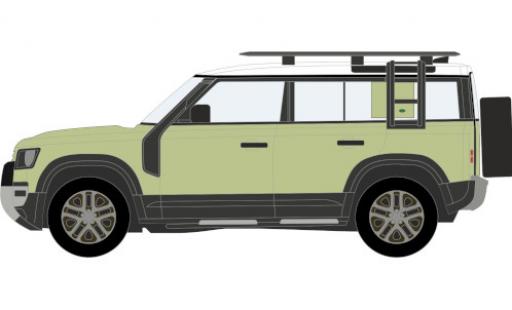Modelauto Land Rover Defender 110 Explorer metallic groen 1/76 Oxford