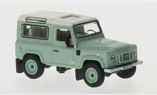 Modelauto Land Rover Defender 90 groen/beige RHD Station Wagon 1/76 Oxford