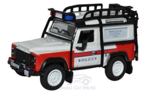 Modelauto Land Rover Defender 90 Station Wagon Metropolitan Politie 1/76 Oxford