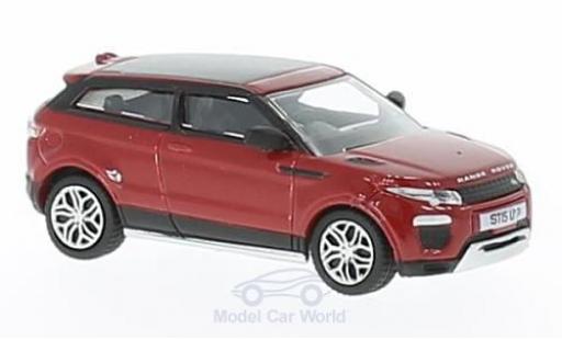 Modelauto Land Rover Range Rover Coupe Evoque rood RHD 1/76 Oxford