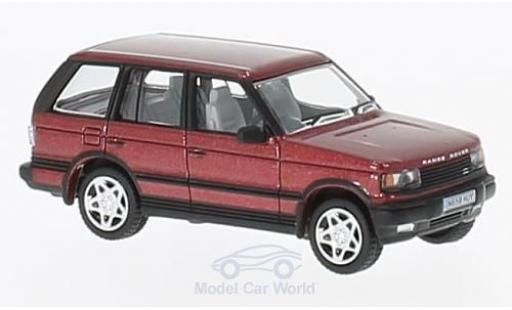 Modelauto Land Rover Range Rover P38 metallic rood 1/76 Oxford