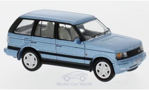 Modelauto Land Rover Range Rover P38 metallic blauw 1/76 Oxford