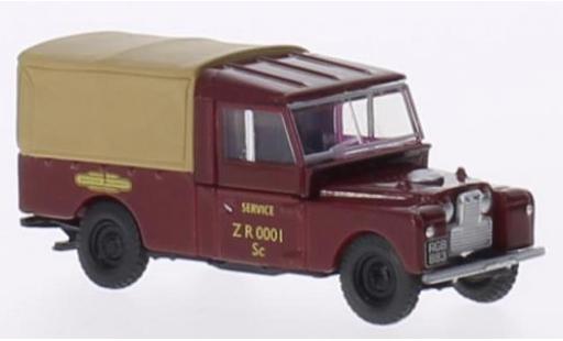 Modelauto Land Rover Series 1 Base 109 Canvas RHD British Rail 1/76 Oxford