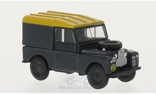 Modelauto Land Rover Series 1 Series I 88 Hard Back blauw/geel RHD RAF 1/76 Oxford